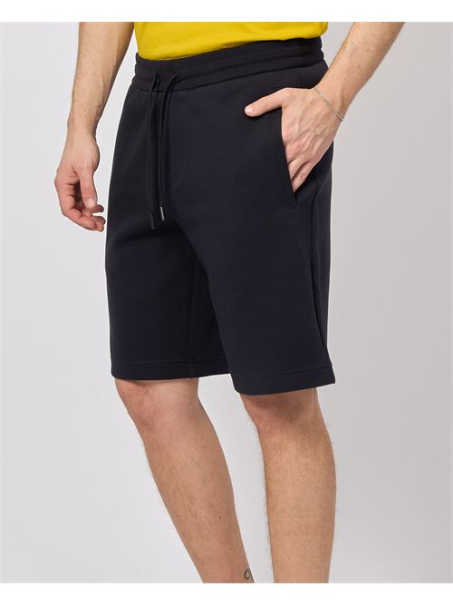Armani Exchange blue Bermuda shorts with elastic and drawstring ARMANI EXCHANGE | XM000372-AF10818UB101